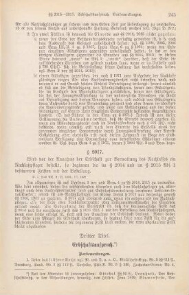 Dritter Titel. Erbschaftsanspruch