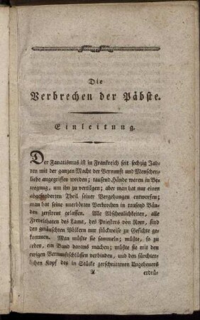 Die Verbrechen der Päbste.
