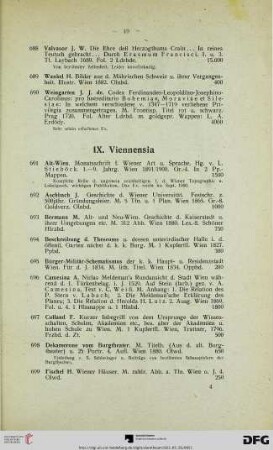 IX. Viennensia (Nr. 691-737)