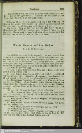 Maria Stuart auf der Bühne