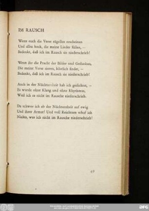 Im Rausch