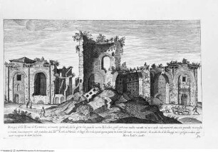 Vestigi delle antichità di Roma, Tivoli, Pozzuolo e altri luochi, Tafel 30: Vestigij delle Terme di Costantino, ...