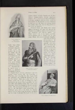 Arthur Krausneck als Pabst Gregor in "König Heinrich"