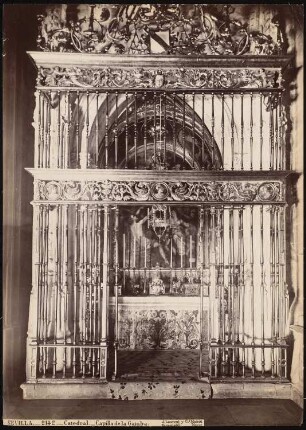 Kathedrale Santa Maria de la Sede, Sevilla: Kapelle de la Gamoa mit Gitter