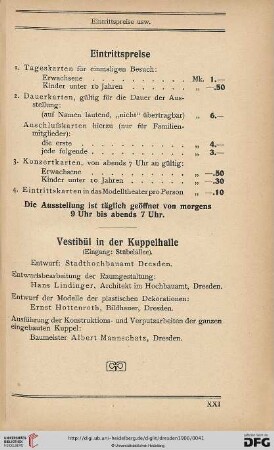 Eintrittspreise