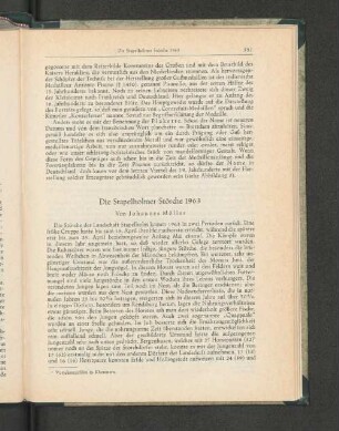 Die Stapelholmer Störche 1963