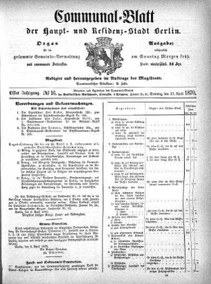1870,16: No. 16, 17. April 1870