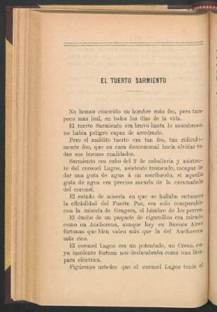 El tuerto Sarmiento