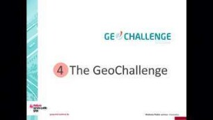 Wallonia GeoChallenge: geodata, ideas and challenges