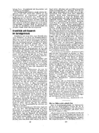 Grundstück und Bauwerk im Sprachgebrauch