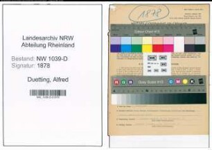 Entnazifizierung Alfred Duetting , geb. 29.06.1896 (Textilkaufmann)