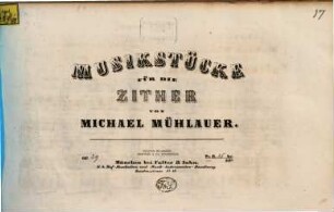 Marien-Polka : für Zither : Op. 29