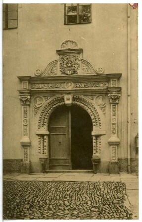 Marienberg. Portal des Rathauses