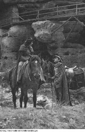 Sächsische Schweiz, Felsenbühne Rathen, Aufführung, Schrammsteine, Reinhardtsdorf, Zirkelstein, Kaiserkrone, August 1953