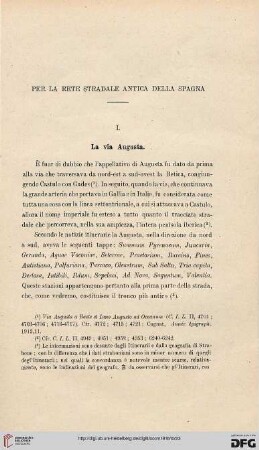 46.1918: Per la rete stradale antica della Spagna