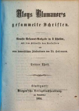 Aloys Blumauer's gesammelte Schriften : in 3 Theilen, 3. Lehren an ein Mädchen ...