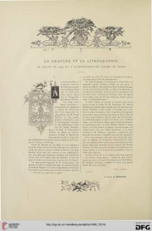 16: La gravure et la lithographie au salon de 1890 et a l'exposition du Champ de Mars, [2]