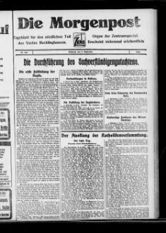 Die Morgenpost. 1924-