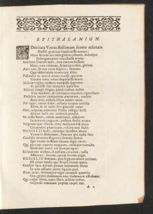 Epithalamium.