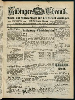 41-60, 19. Januar (Nro. 11) - 24. Januar (Nro. 15)