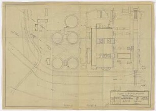 Lageplan Großkraftwerk Hirschfelde, Stand vom 1.1.1939