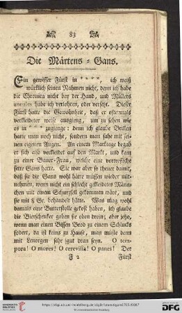 Die Märtens-Gans