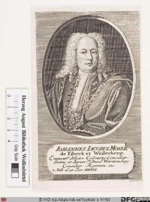 Bildnis Johann Jacob Moser (von Filseck u. Weilerberg)