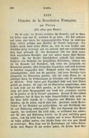 XXXV. Histoire de la Revolution Francaise, par Thiers