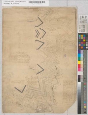 Die Stad Wesel [Plan zur Demolierung und Einebnung der nördl. Seite der Festungswerke zu Wesel].