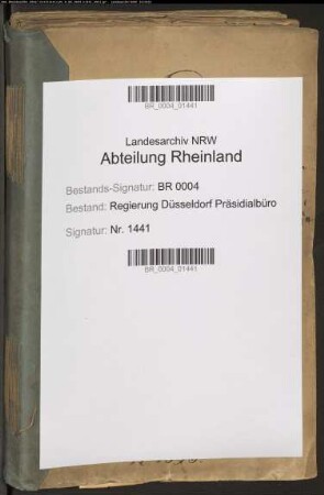 Geschäftsführung der Regierungshauptkasse für Rechnung der königlichen Bank (Preußischen Bank)