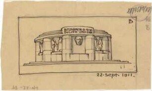 Pfann, Paul; Bingerbrück - Elisenhöhe; Bismarck-Nationaldenkmal - Ansicht