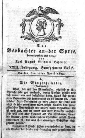 15. Stueck, 12. April 1824