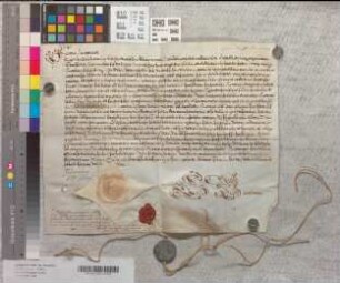 Forma iuramenti des Abts Christoph von Bellinghausen (Bellinckausen) zu Corvey.
