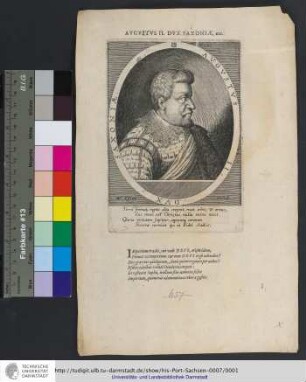 Avgvstvs II. Dvx Saxoniæ, etc.