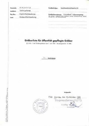 Asperg-Friedhof Hohenasperg