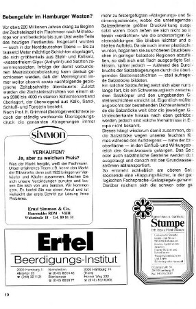 Bebengefahr im Hamburger Westen?