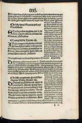 In festo sancti Nycolai episcopi et confessoris