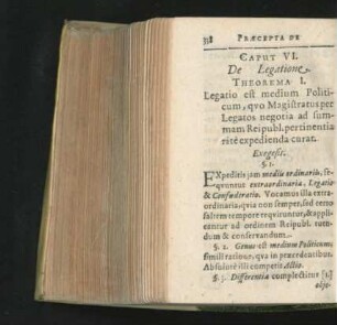 Caput VI. De Legatione.