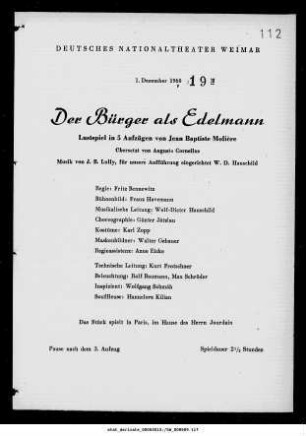 Der Bürger als Edelmann