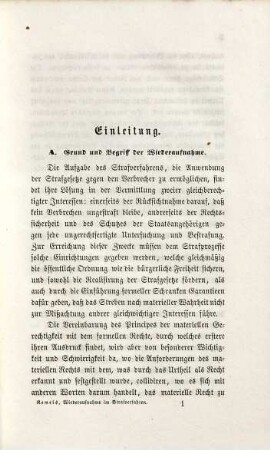 Die Wiederaufnahme im Strafverfahren