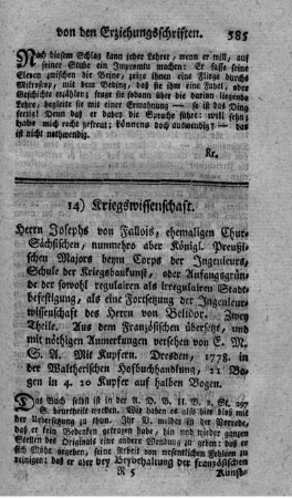 Schule der Kriegsbaukunst. T.1.2.