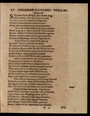 XV. Johannes Casparus