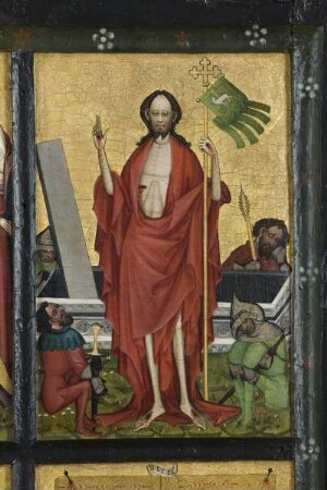 Rauschenberger Altar — Rechter Altarflügel - Szenen aus der Passion Christi — Die Auferstehung