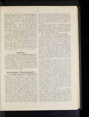 Hamburgische Angelegenheiten. Die Hanseatisch-Oldenburgische Missionskonferenz.