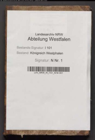 Urkundenregister des Notars Ferdinand Dux zu Nieheim