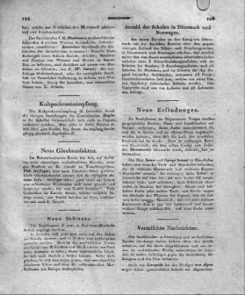 Neue Erfindungen.