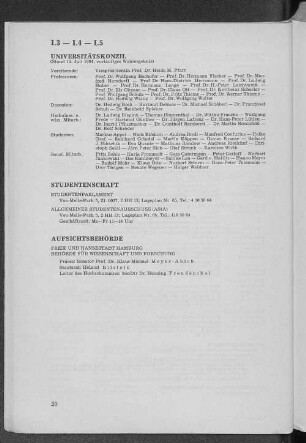 I.5 Aufsichtsbehörde
