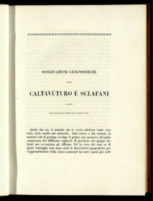 Osservazioni geognostiche sopra caltavoturo e sclafani.
