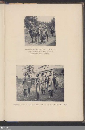Generalleutnant Edler von der Planitz. Major Edler von der Planitz. Rittmeister von Arnim