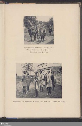 Generalleutnant Edler von der Planitz. Major Edler von der Planitz. Rittmeister von Arnim